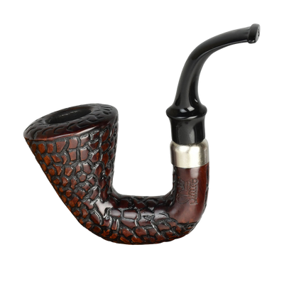 Shire Pipes Engraved Calabash Smoking Pipe | The Sleuth