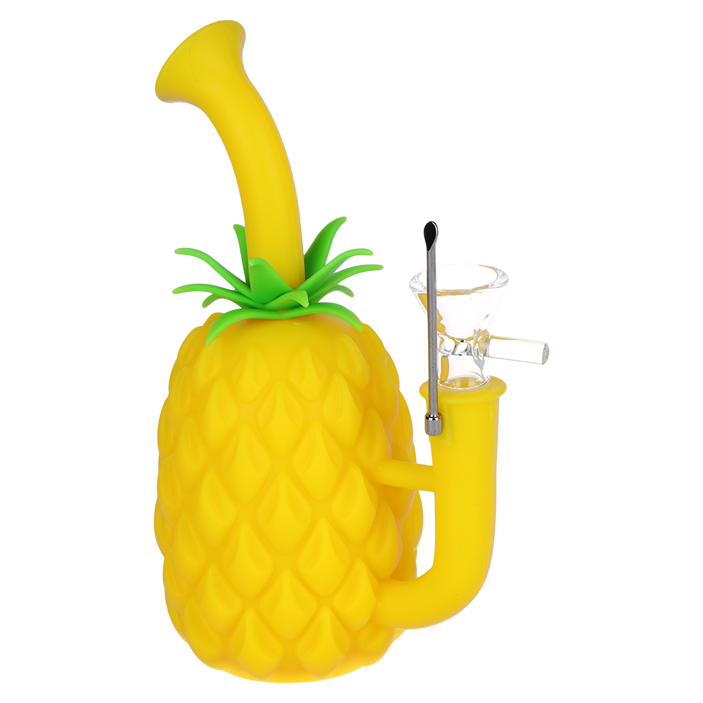 Silicone Pineapple Bong | Yellow
