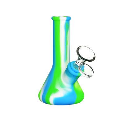 Silicone Travel Beaker Bong | Blue Green
