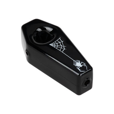 Skelly's Coffin Hand Pipe | Top & Bowl View