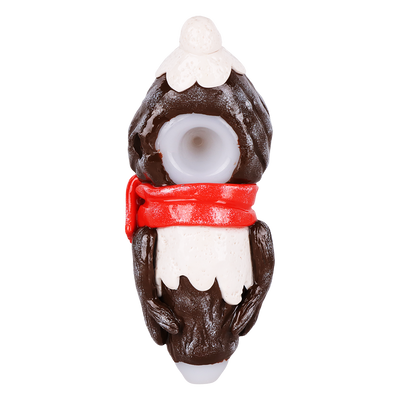 Snowman Hand Pipe | Top View