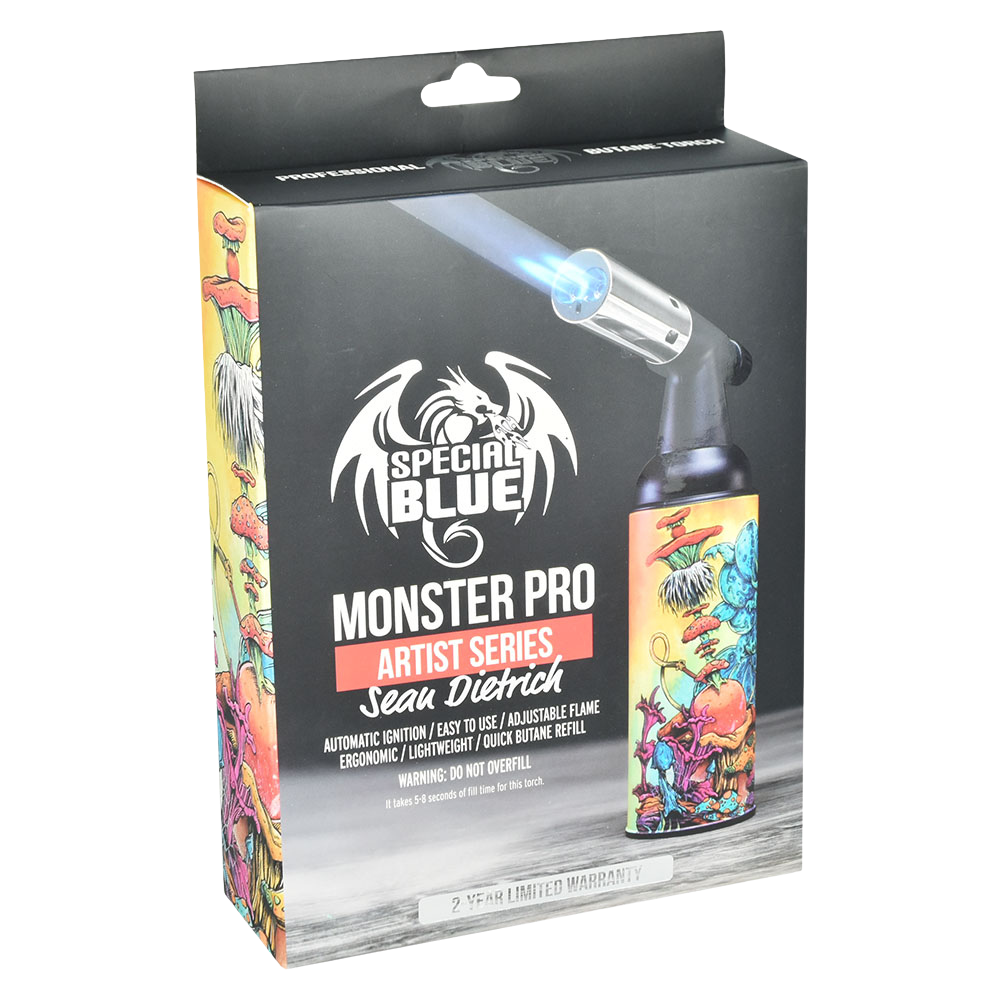 Special Blue x Sean Dietrich Monster Pro Torch Lighter | Packaging