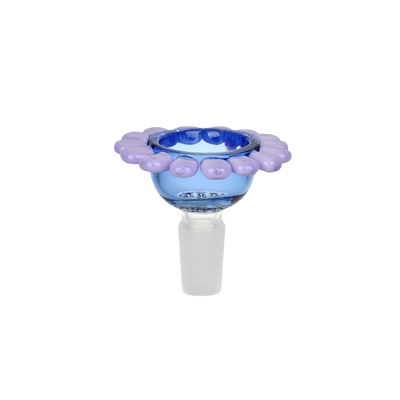 Spring Flower Herb Slide | Blue Bowl Purple Petals