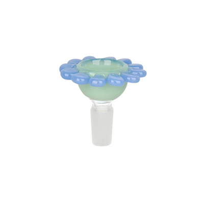 Spring Flower Herb Slide | Green Bowl Blue Petals