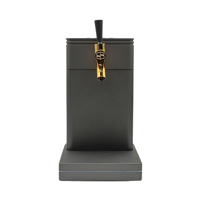 Stache Products Terp Tap | Glass of Vapor | Slate Base Gold Tap