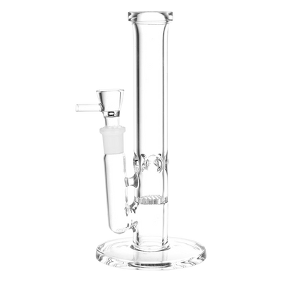 Straight Tube Honeycomb Cooler Bong | Back View