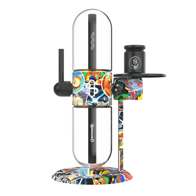 Stündenglass Gravity Infuser | Grateful Dead Legacy Patchwork | Front View