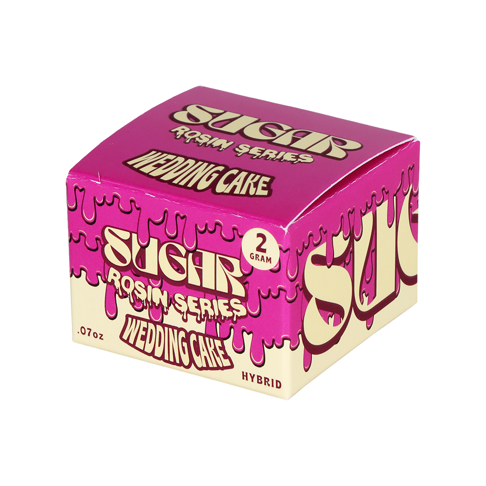 Sugar THCA Live Rosin | Wedding Cake | 2 Gram Packaging
