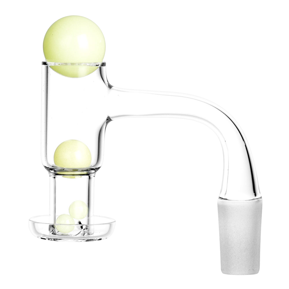 Terp Slurper Glow Marble Set | View with Banger