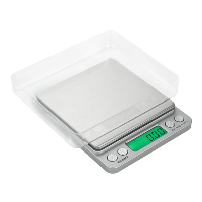 Truweigh Enigma Mini Digital Scale | Silver | 500 x 0.01g Capacity