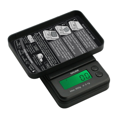 Truweigh Gauge Digital Mini Scale | 600 x 0.1g Capacity