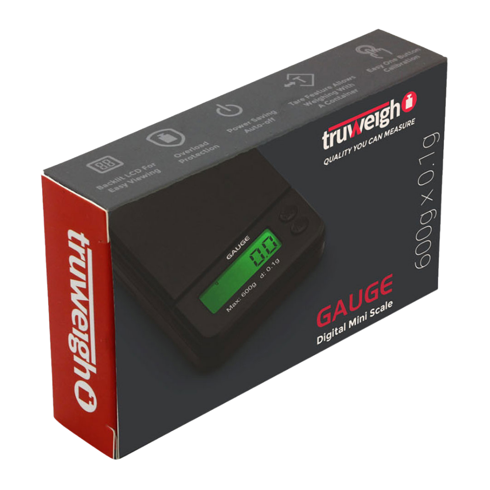 Truweigh Gauge Digital Mini Scale | Packaging