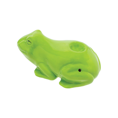Wacky Bowlz Ceramic Hand Pipe | Frog