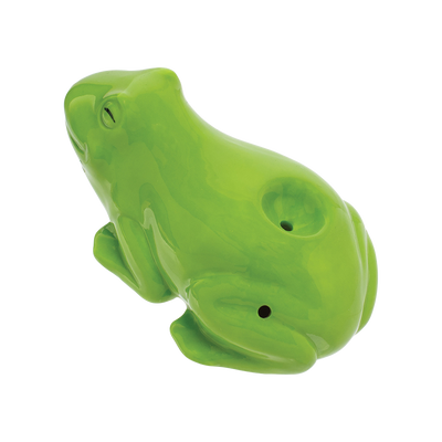 Wacky Bowlz Ceramic Hand Pipe | Frog