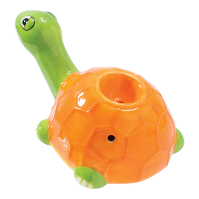 Wacky Bowlz Ceramic Hand Pipe | Sea Turtle