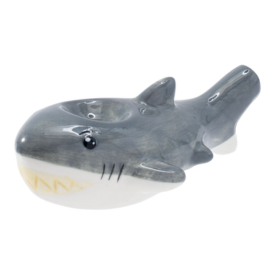 Wacky Bowlz Ceramic Hand Pipe | Shark