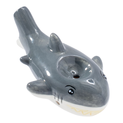 Wacky Bowlz Ceramic Hand Pipe | Shark