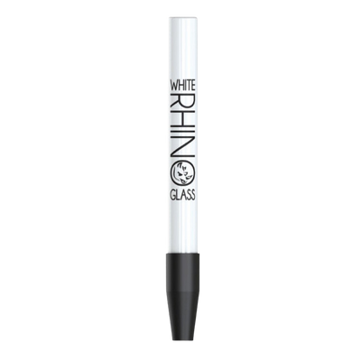 White Rhino Dab Straw & Silicone Cap | Ceramic