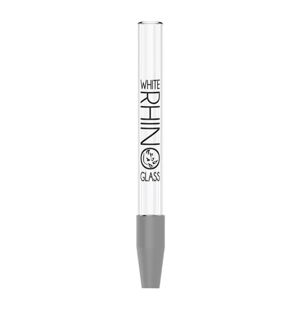 White Rhino Dab Straw & Silicone Cap | Quartz