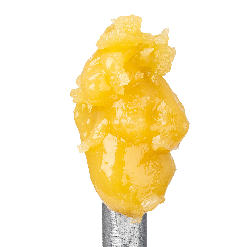 WNC CBD THCA Badder | Death Star | Close Up View