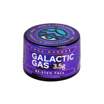 WNC CBD THCA Badder | Galactic Gas | 3.5 Gram Jar