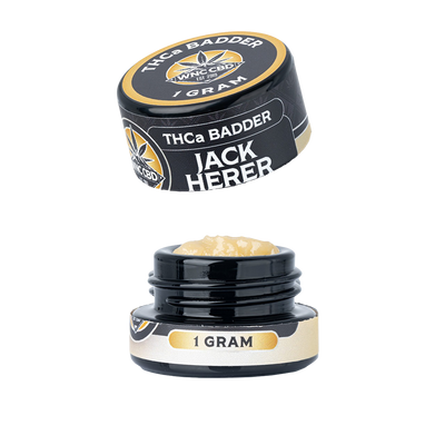 WNC CBD THCA Badder | Jack Herer | 1 Gram Jar