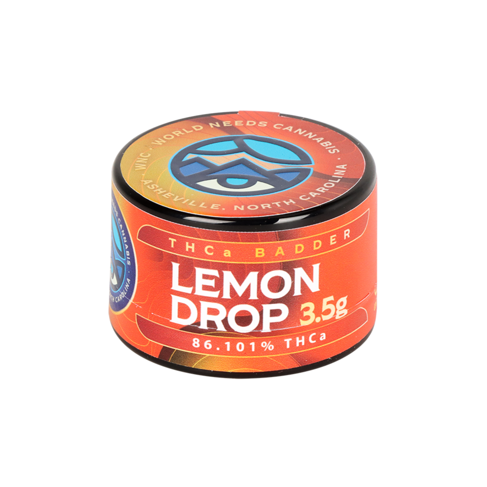 WNC THCA Badder | Lemon Drop | 3.5g Jar