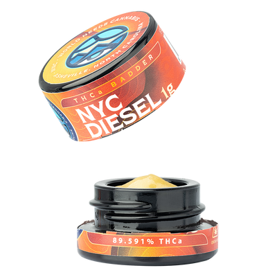 WNC CBD THCA Badder | NYC Diesel | 1 Gram Jar
