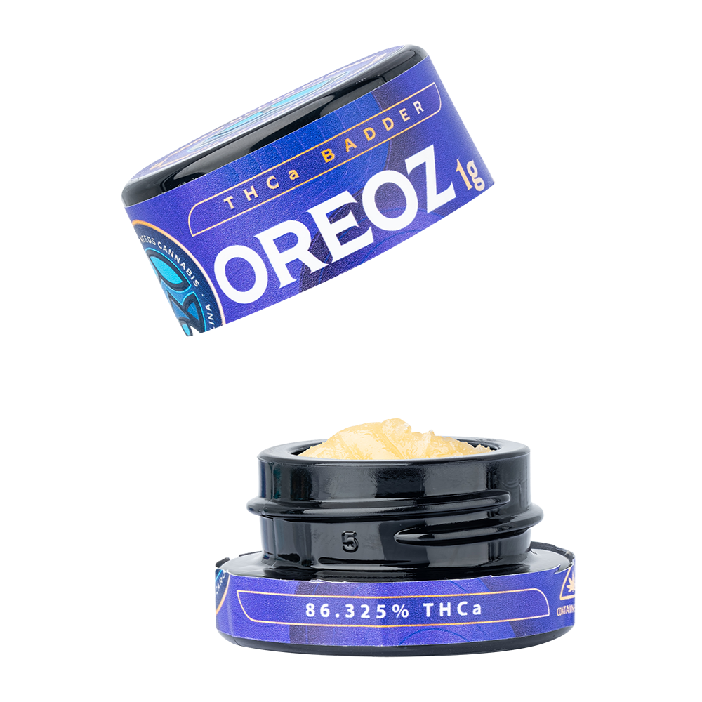 WNC CBD THCA Badder | Oreoz | 1 Gram Jar