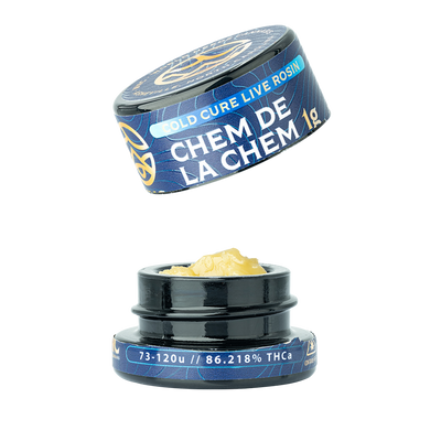 WNC THCA Cold Cure Live Rosin | Chem De La Chem | 1 Gram Jar