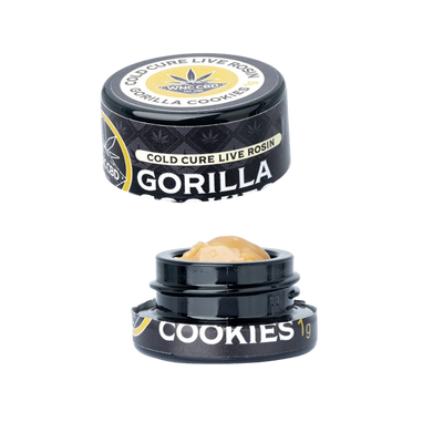 WNC THCA Cold Cure Live Rosin | Gorilla Cookies | 1 Gram Jar