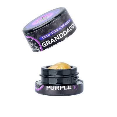 WNC THCA Cold Cure Live Rosin | Granddaddy Purple | 1 Gram Jar