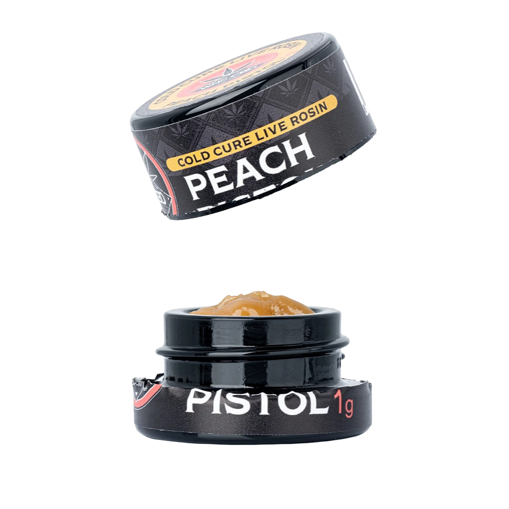 WNC THCA Cold Cure Live Rosin | Peach Pistol | 1 Gram Jar