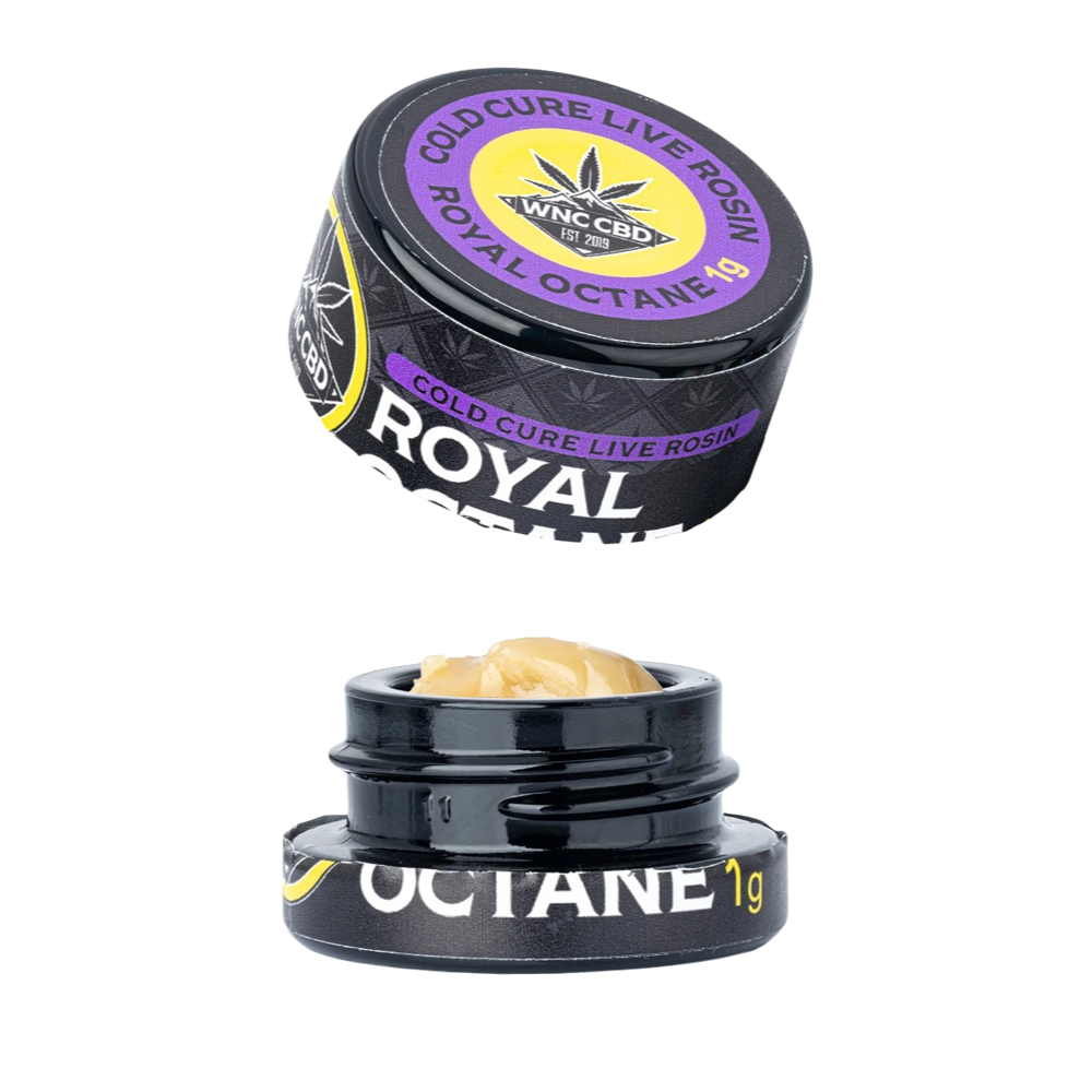 WNC THCA Cold Cure Live Rosin | Royal Octane | 1 Gram Jar