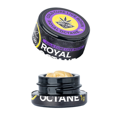 WNC THCA Cold Cure Live Rosin | Royal Octane | 1 Gram Jar
