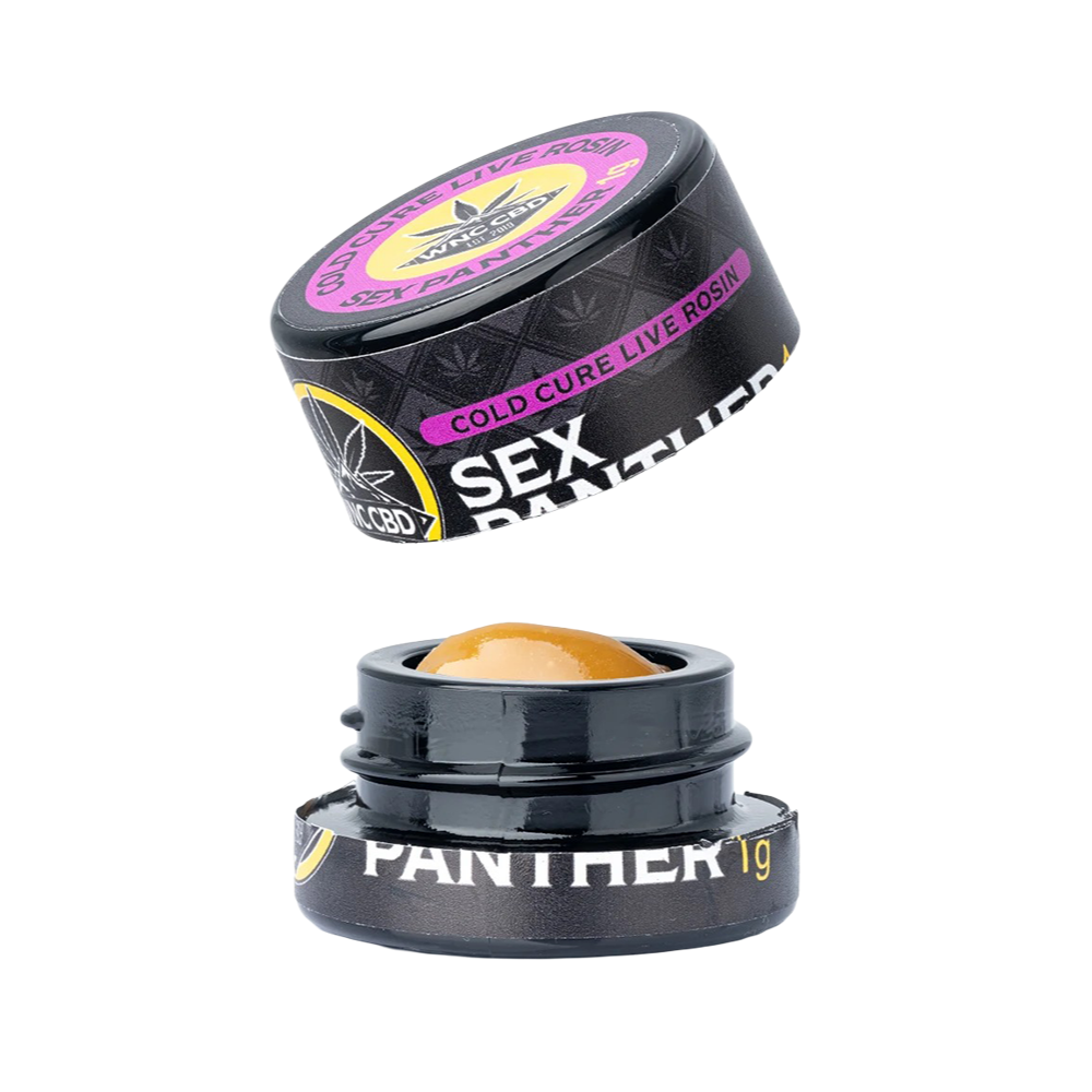 WNC THCA Cold Cure Live Rosin | Sex Panther | 1 Gram Jar