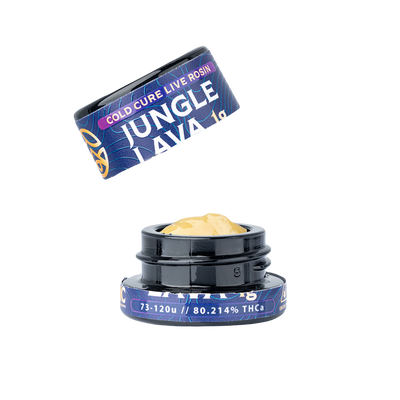 WNC THCA Cold Cure Live Rosin | Jungle Lava | 1 Gram Jar