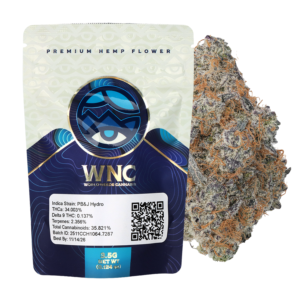 WNC THCA Indoor Hydro Flower | PB&J