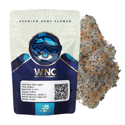 WNC THCA Indoor Hydro Flower | PB&J