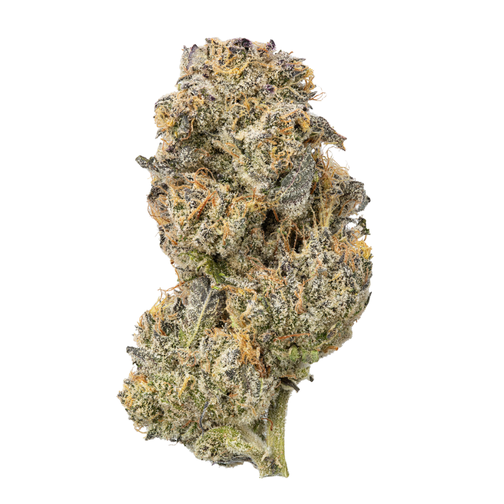 WNC THCA Indoor Living Soil Flower | Sticky Purple | Bud Close View
