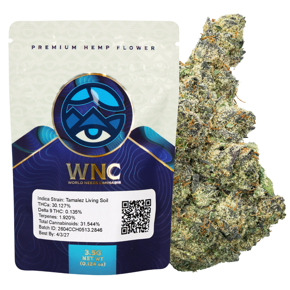 WNC THCA Indoor Living Soil Flower | Tamalez | 3.5 Gram Packaging