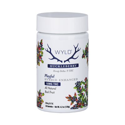 WYLD D9 Gummies | Huckleberry | 30 Piece Jar