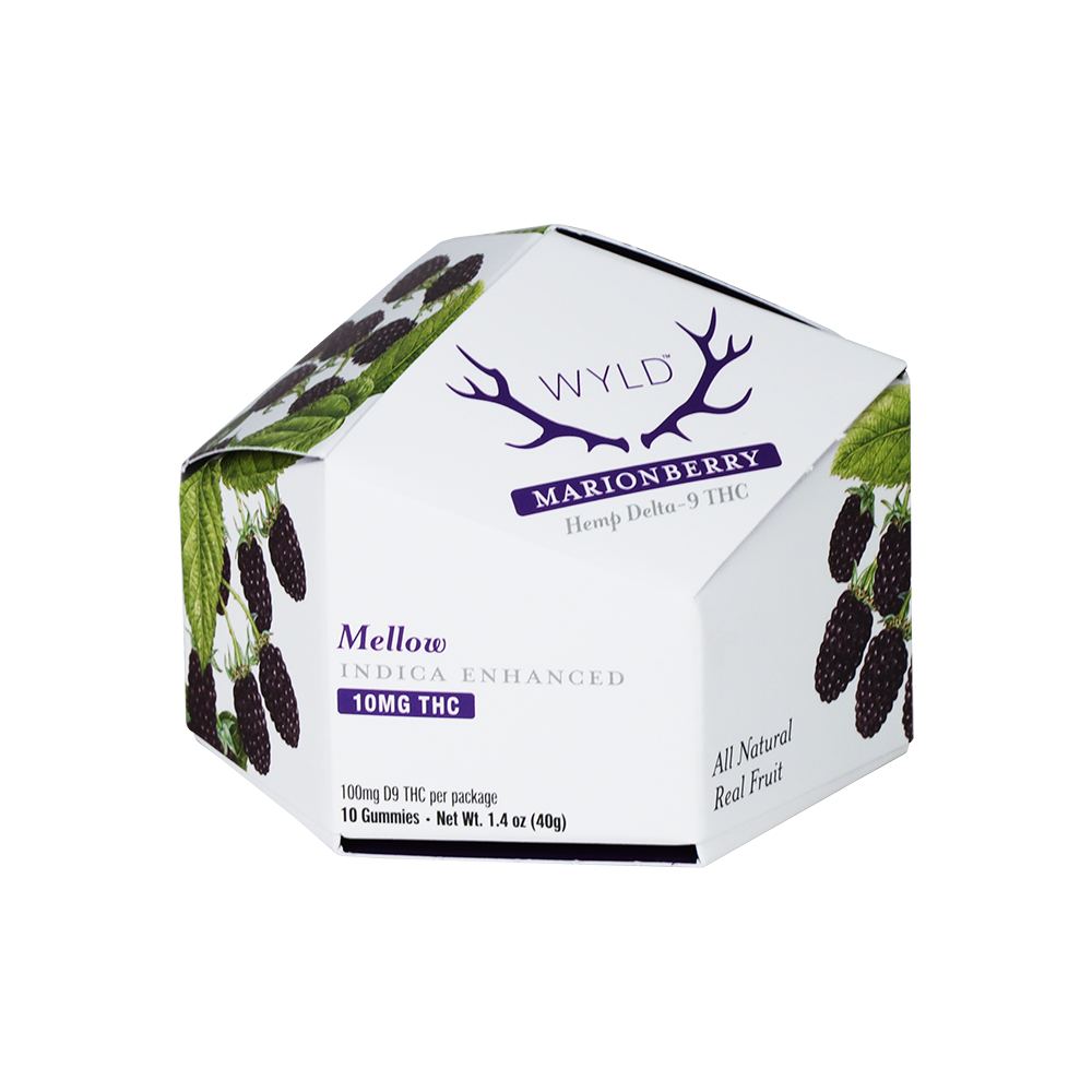WYLD D9 Gummies | Marionberry | 10 Piece Packaging