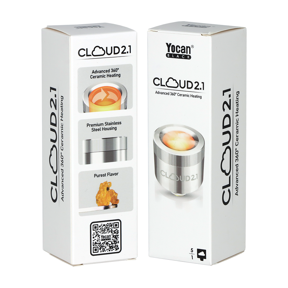 Yocan Cloud 2.1 Cermic Atomizer | 5 Piece Set Packaging