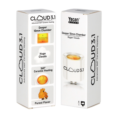 Yocan Cloud 3.1 Ceramic Atomizer | 5 Piece Set Packaging