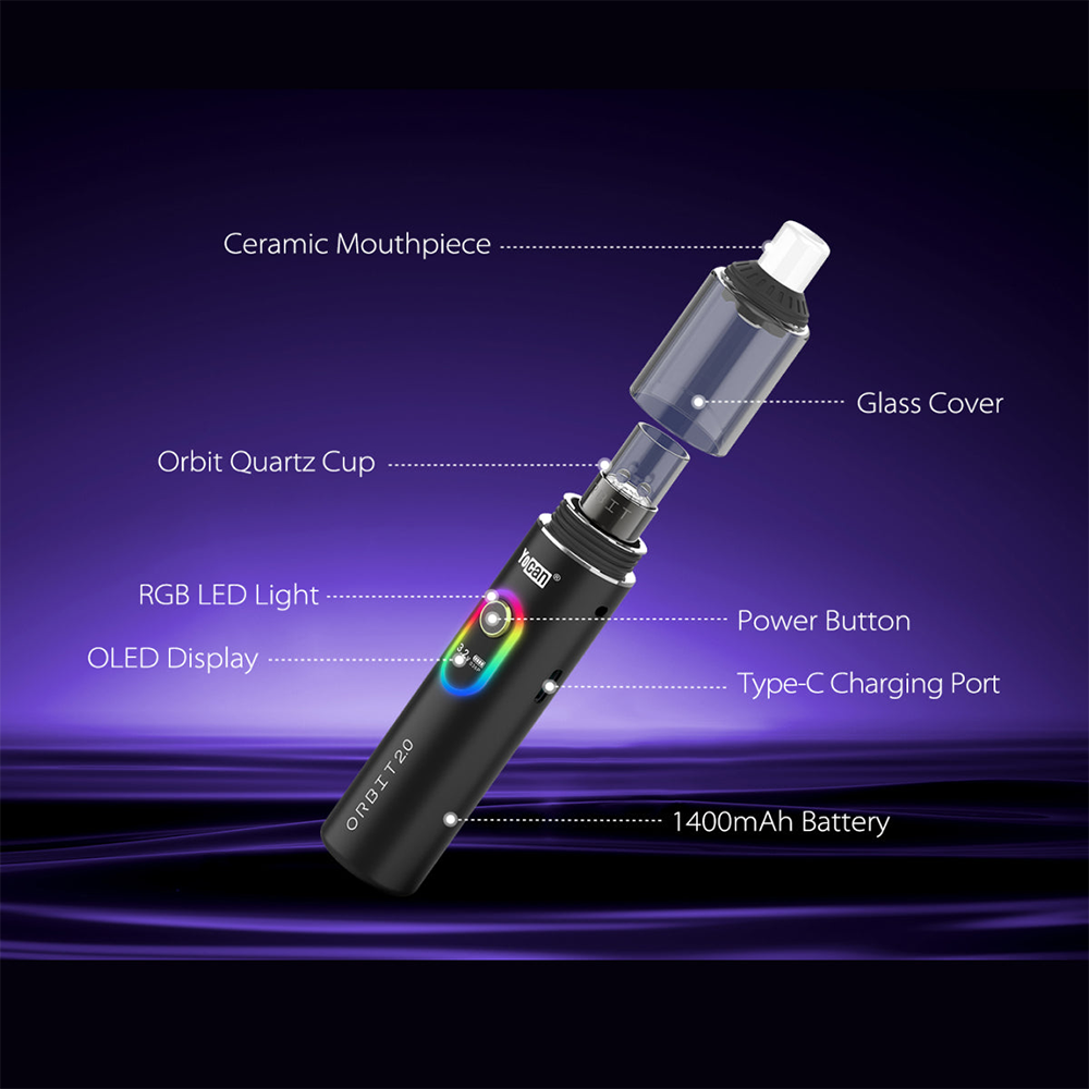 Yocan Orbit 2.0 Concentrate Vaporizer | Exploded View Diagram