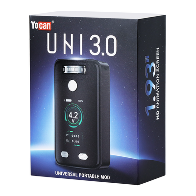 Yocan UNI 3.0 Portable Box Mod | Packaging | Front View