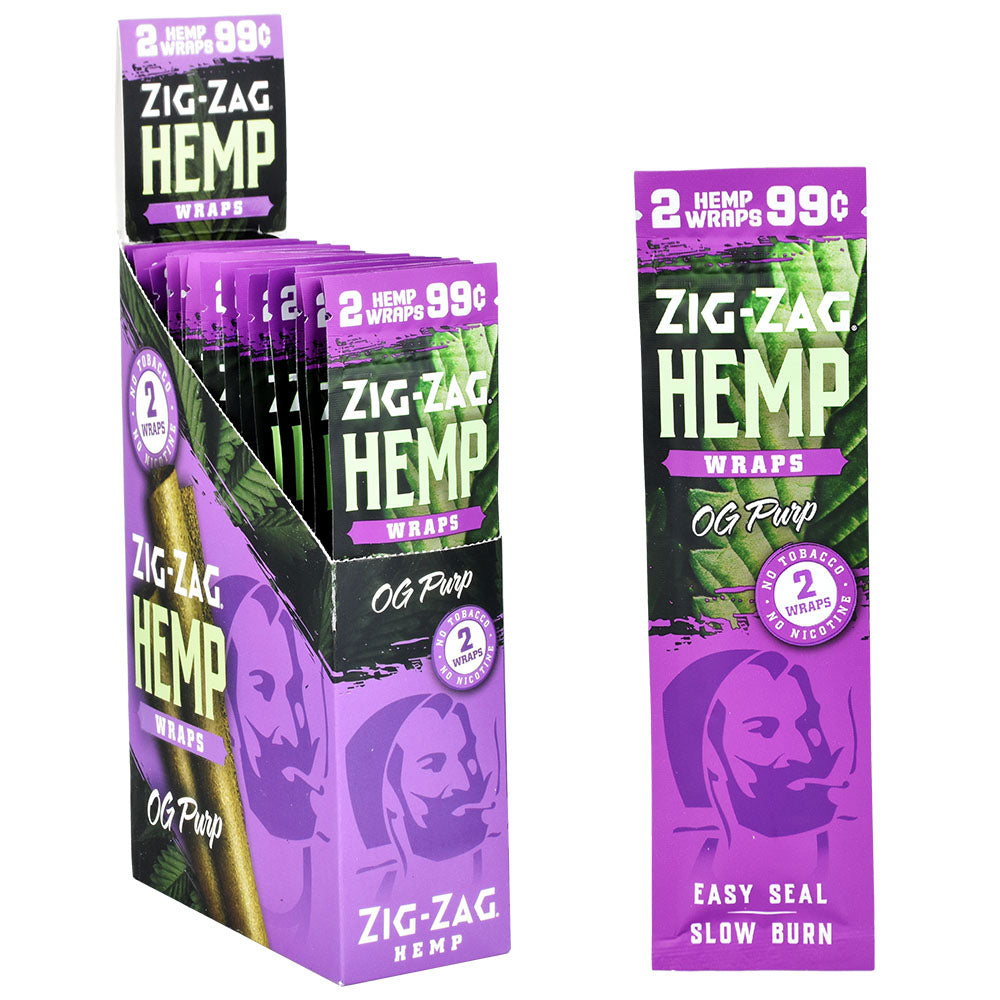 Zig Zag Hemp Wraps | OG Purp | 25pk