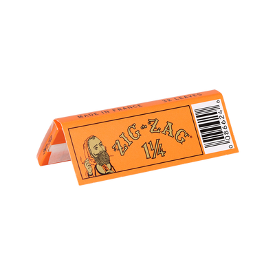 Zig Zag Orange Rolling Papers | 1 1/4 Inch | Single Booklet