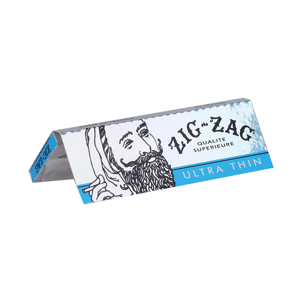 Zig Zag Ultra Thin Rolling Papers | 1 1/4 Size | Individual Booklet